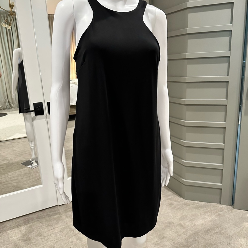 XX1 Racerback Dress Size M Black and Gray Mid length